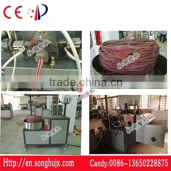 New Type High Efficient PP/PE/PVC Artificial Plastic Rattan Extrusion Line / Production Line photo-3