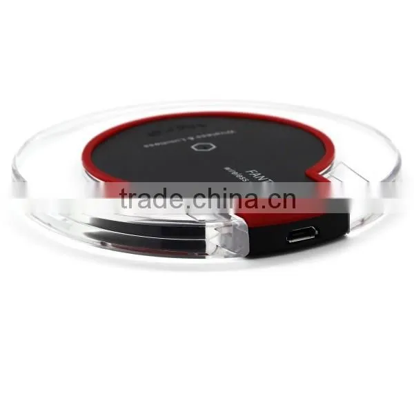 Wireless Phone Charger for Iphone for Samsung Galaxy S6 Fantasy Crystal UFO Shape Charging Pad With LED Lighting photo-3