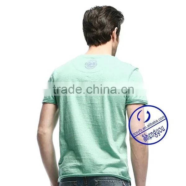 Custom 2015 China New Design Tshirt Men With Printing Supplier's Choice photo-2