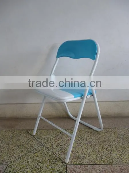 Simple Garden PU Leather Folding Chair Collapsible Chair