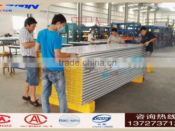 MGO Composite Board Metal Faced Sandwich Panel With Fireproof and Moistureproof photo-2