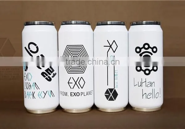 OEM Manufactury Double-wall Vacuum Cola Can Tumbler With Straw photo-3
