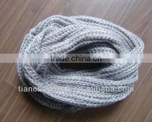 Hot Sale 100%acrylic With Sequins Knited Snood