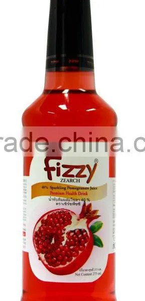 Pomegranate Juice Sparkling Glass Bottle 275ml