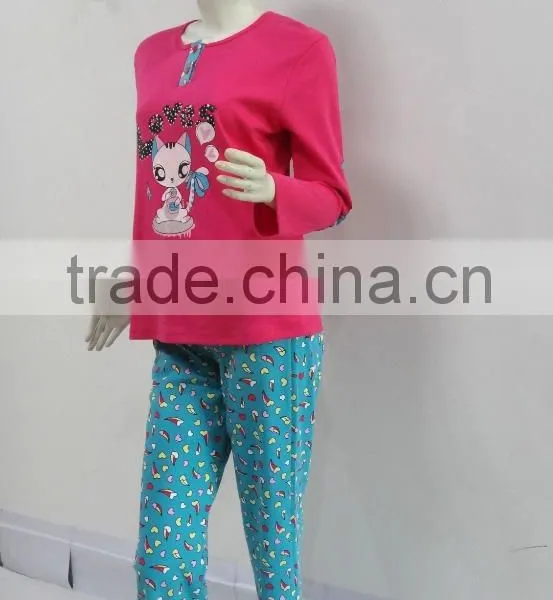 Exclusive Custom Cute Cat Warm Pajamas Women photo-4