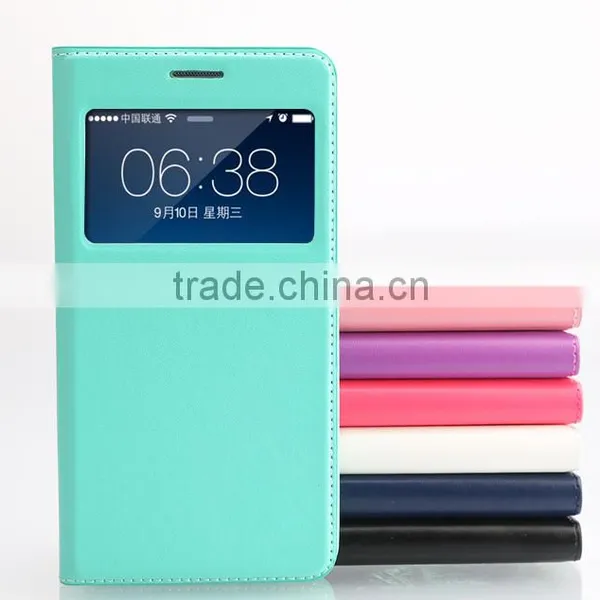 HD Open Window View Design Phone Case, Wallet Leather Case For IPhone 6 photo-6