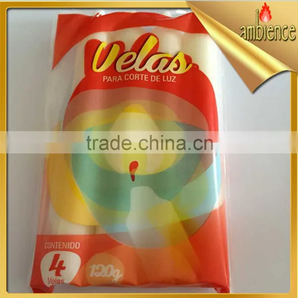 European Fashion Household Act the Role Ofing is Tasted White Long Rod Candles Smokeless Tasteless Wax Candle photo-2