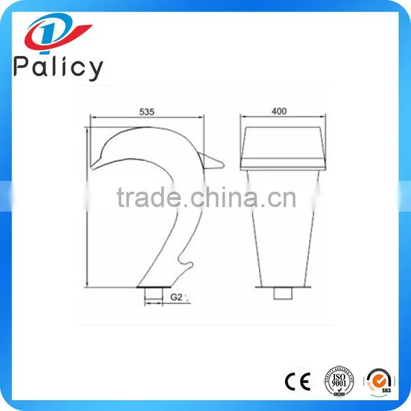 Wholesale Price Modern Stainless Steel Swimming Pool Waterfall Fountain photo-2