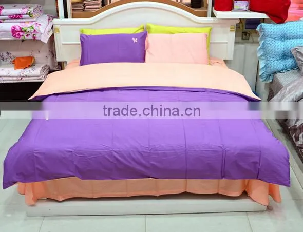 Microfiber or Cotton Sheet Set - Solid Two Different on Different Side