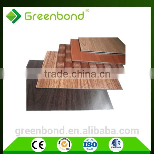 Greenbond Wood Finish Interior Aluminum Composite Panel Acp photo-6