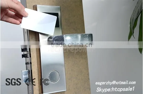 Stainless Steel ANSI Mortise Smart Card Electronic Lock photo-4