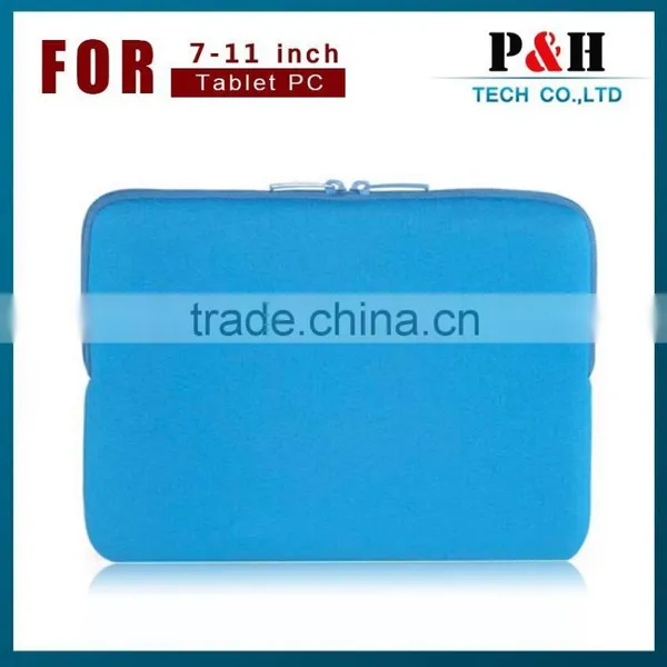 Universal Tablet 7 Inch Sleeve Case Bag for IPad Mini Adroid Tablet With Front Accessory Pocket