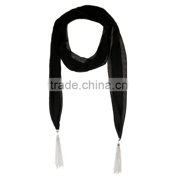 Wholesale Simple Rainbow Color Easy to Carry Soft Scarf photo-3