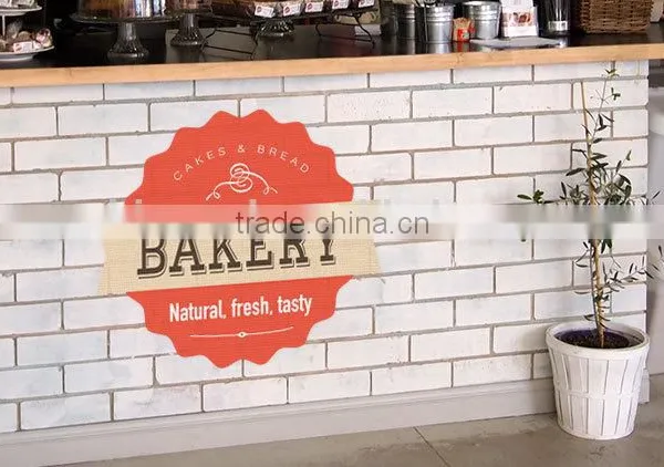 Custom Printed Indoor Concrete Wall Stickers photo-2