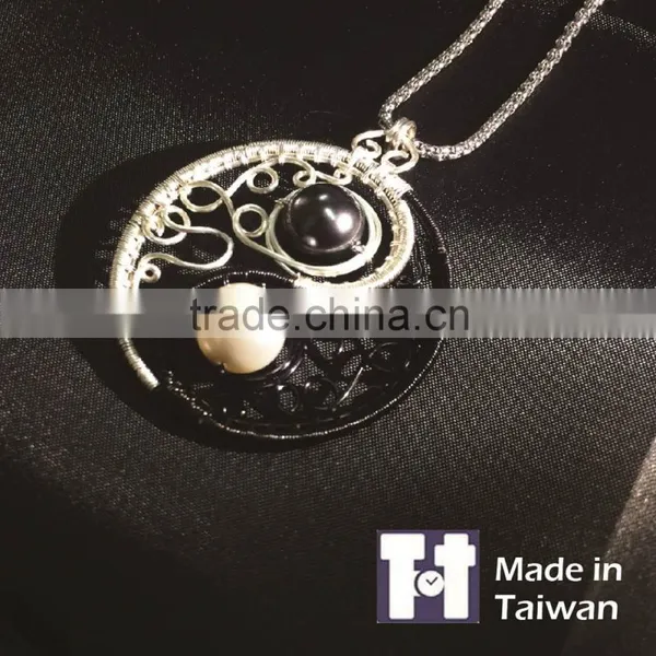Customized Charm 925 Silver Tai Chi Necklaces Jewelry photo-2