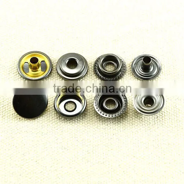 metal brass ring snap button