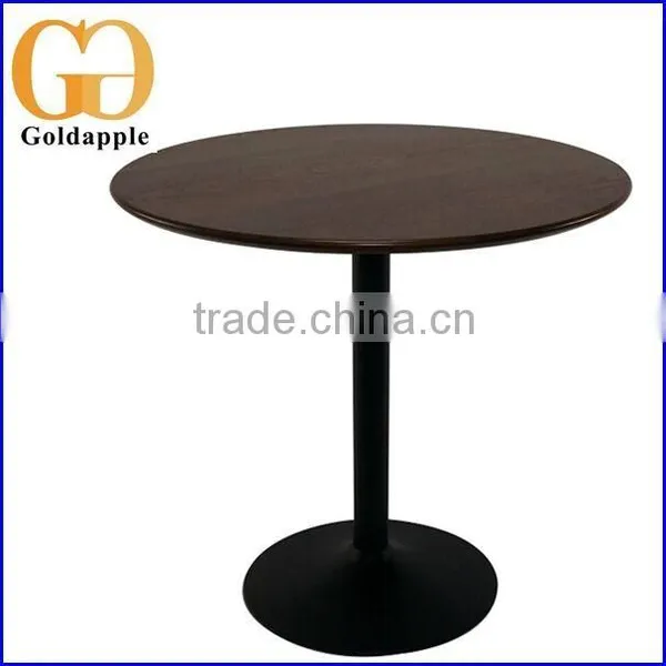 Vintage Commercial Metal Table Iron Tea Table Wooden Table
