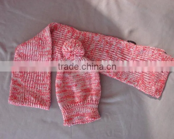 TYTP006 Fashion Two Piece Suit (Knit Scarves & Hat ) With Knitted