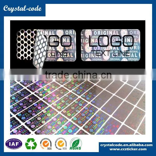 Custom Hologram Security Printed Tamper Proof Warranty VOID Label photo-6