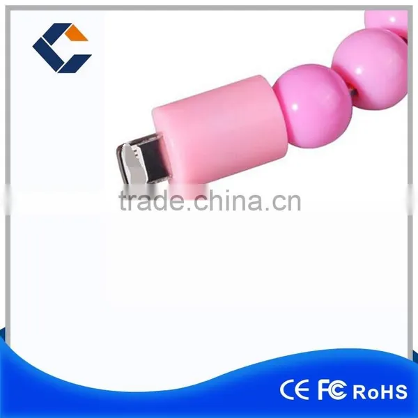 2016 New High Quality Buddha Beads Usb Charging Cable Date Cable for Apple Iphone 6 Quality Choice photo-2