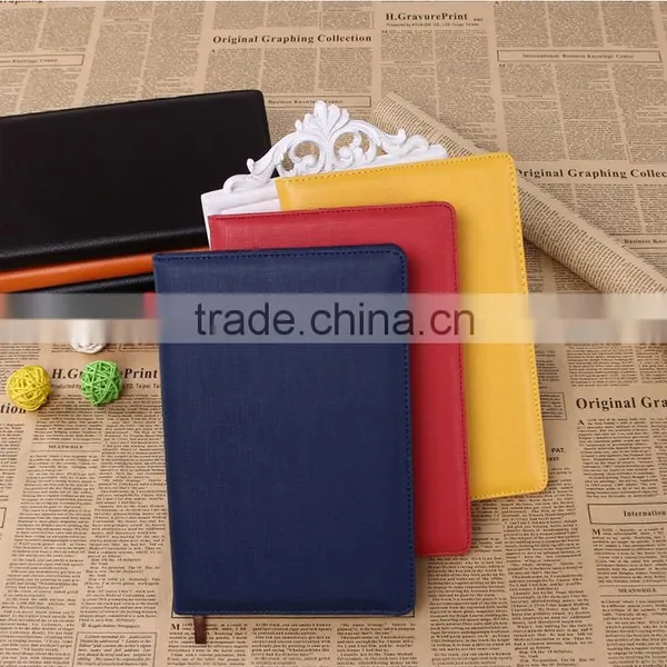 Factory Customized Leather Notebook Cover Faux Leather Notebook photo-2