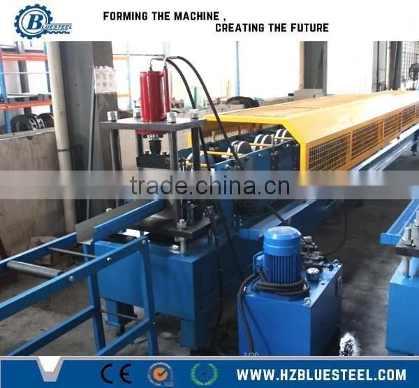 Steel Roof Gutter Roll Forming Machine, High Quality Metal Gutter Shaping Machine Downspouts Cold Roll Forming Machine