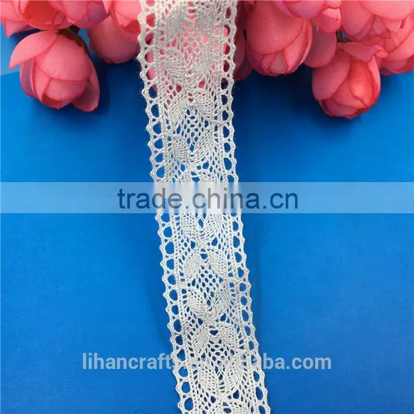 H0536H Elegant Lace Ribbon, 100% Cotton Lace ,Crocheted Lace photo-2