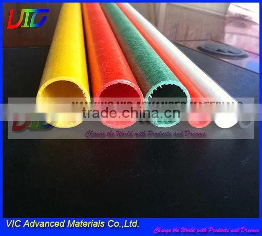 Supply Pultruded Fiberglass Tube,High Strength,Light Weight,Colourful,,Flame Retardant