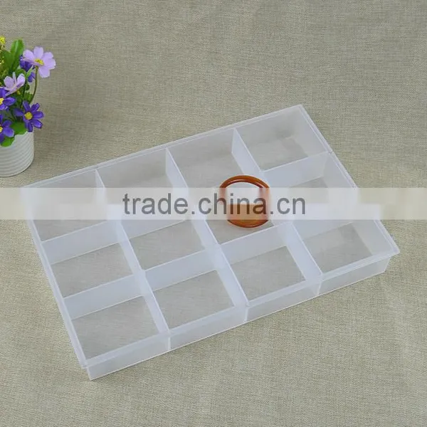 Custom With Grids Acrylic Display Jewelry Box Wholesale photo-3