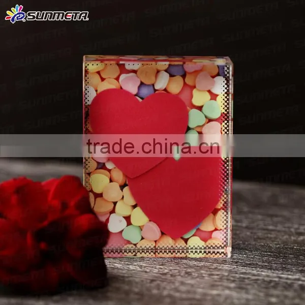Cheap Promotional Fancy Crystal Crafts DIY Crystal Trophy Digital Image Crystal Showpieces photo-6