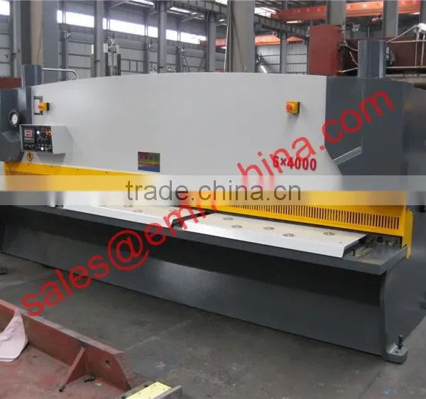 QC12Y-8x4000 Hydraulic Manual Sheet Metal Shearing Machine photo-5