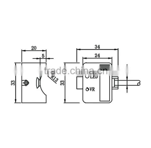 Q33 Cable Series DC 3-wire Capacitive Proximity Sensor for Duct Liquid Level Detection photo-2
