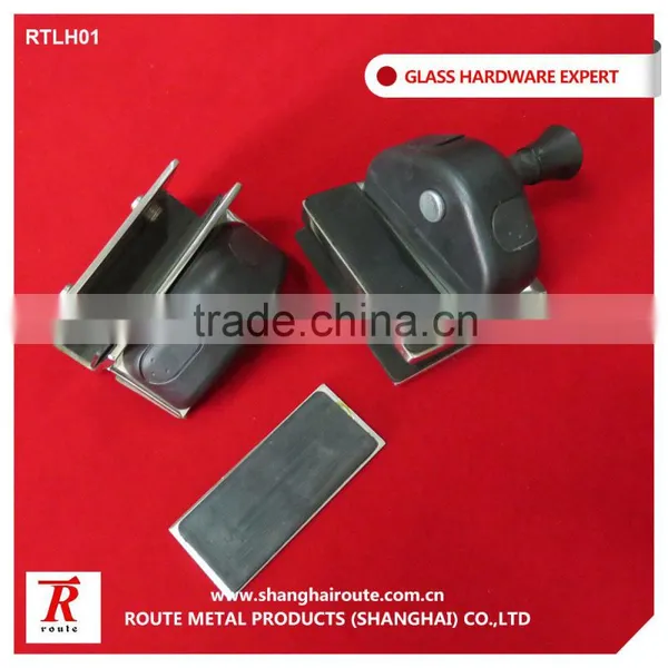 304 Stainless Steel Mirror Glass Latch Frameless photo-5