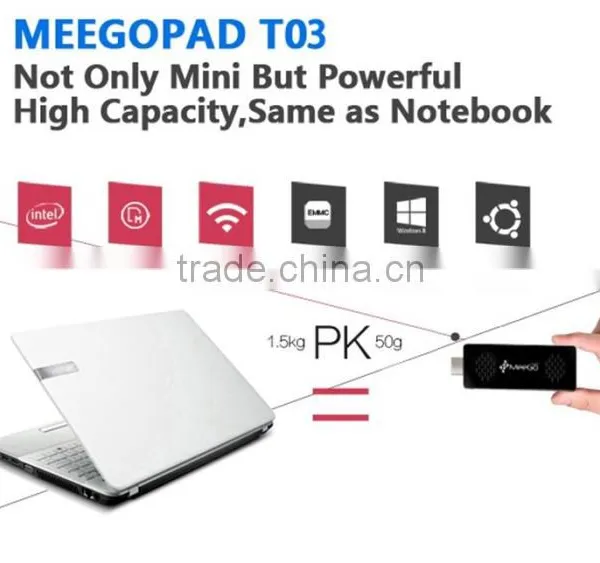Stick PC 2015 New Product Meegopad T03 Meegopad T02 Intel Atom Z3735F Intel HD Graphic Mini PC Windows10 Android 4.4 photo-5