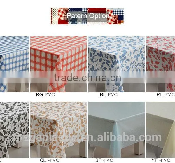 WATERPROOF PVC TABLE CLOTH / VINYL TABLE CLOTH / PLASTIC TABLE CLOTH photo-6