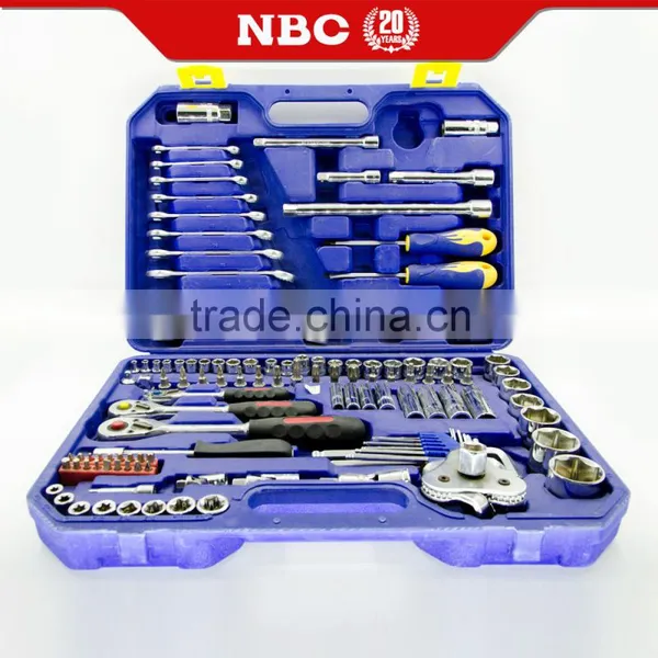 123 pieces Metric sleeve Multi dimension hand tools kit