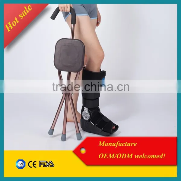 Factory Price Disabled Walking Support Aluminum Walker Stick Made in China