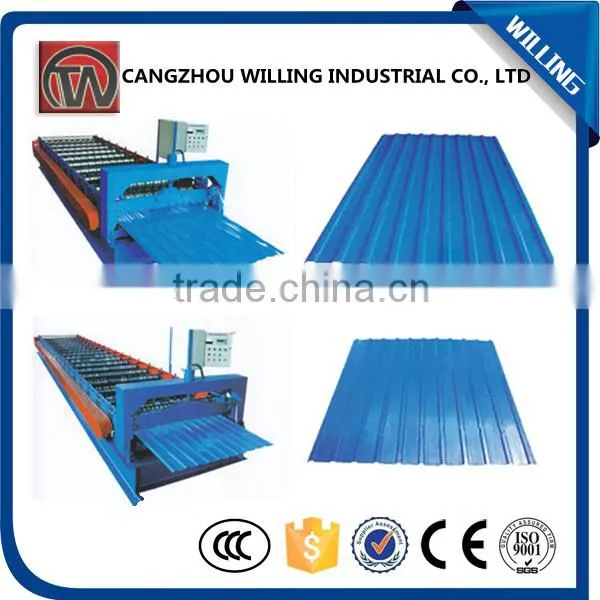 Corrugated Iron Roofing Sheet Glazed Metal Roofing Sheet Forming Machine photo-5