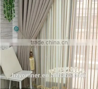2015 Hot Sale Linen Like Curtain 011 Fabric and Designed Window Fabric; Made up Curatin in Hotel or Home photo-2