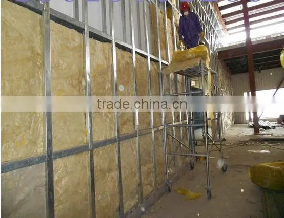 Cheap Price Yellow Color Soundproof Fireproof Wool Board With 25*600*1200mm photo-2