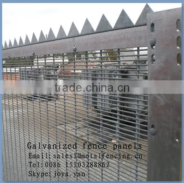 Made in China Enclosure Security Screen Panels Solid H Piers Supported High Security Anti Climb 358 Grill Fence Panels photo-6