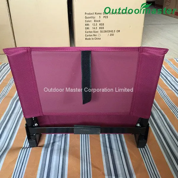 GYM Game Seat Portable Folding Maroon Cheap Stadium Seat photo-3