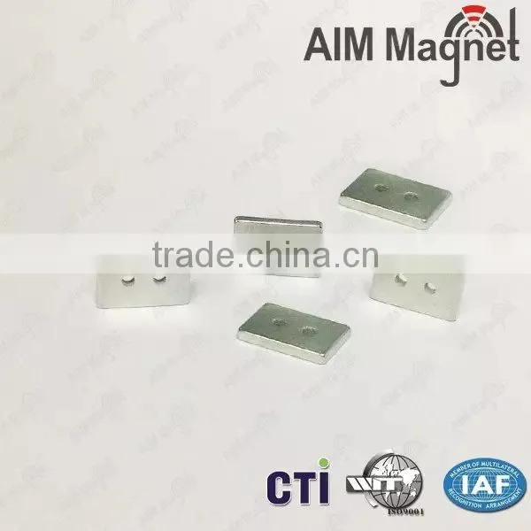N45 Block Sintered Screw Hole Magnet photo-3