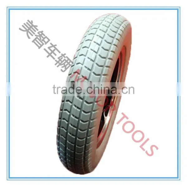 Keyway Bearing Type Aluminum Rim pu Foam Tyre Wheelchair Wheel photo-5