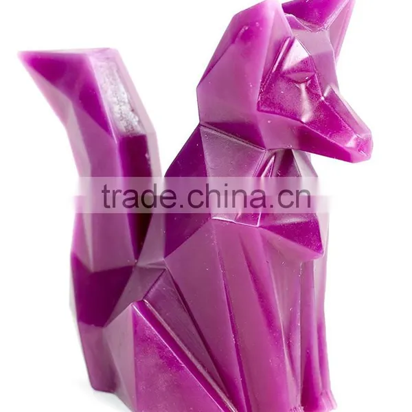 Customized Yellow Color Home Decorative Shaped Fox Candle photo-2