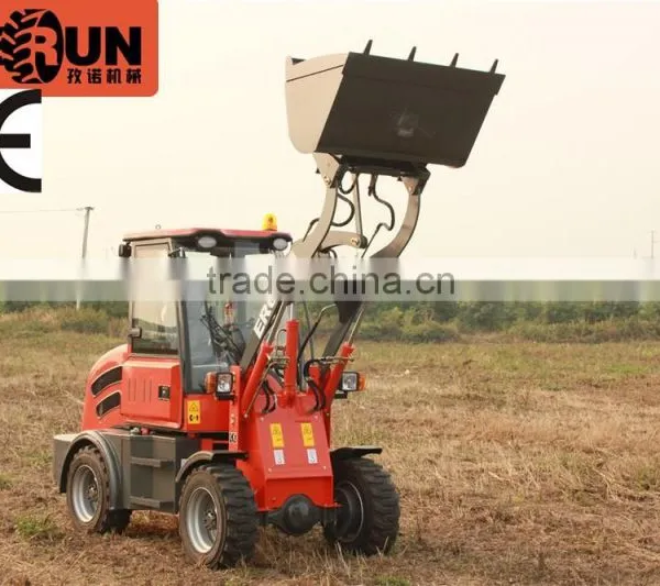 Everun ER08 CE Hydraulic Small Radlader for Sale With Snow Blade and Overseas Service photo-4