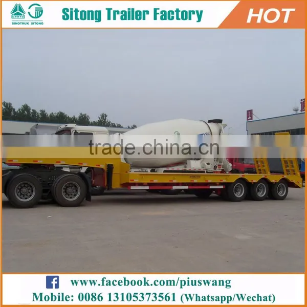 Trailer Low Bed Machine Transport Cheap Price Used Low Bed Trailers for Sale photo-4
