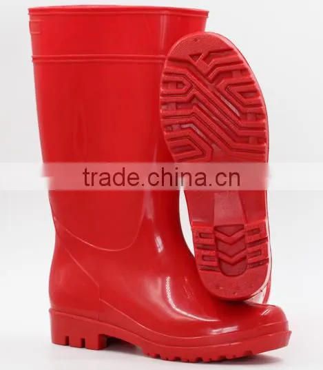 Polyester Lining Foodstuff /Chemical Filed/Agriculture/PVC Work Boots, Light and Cheap Price photo-2