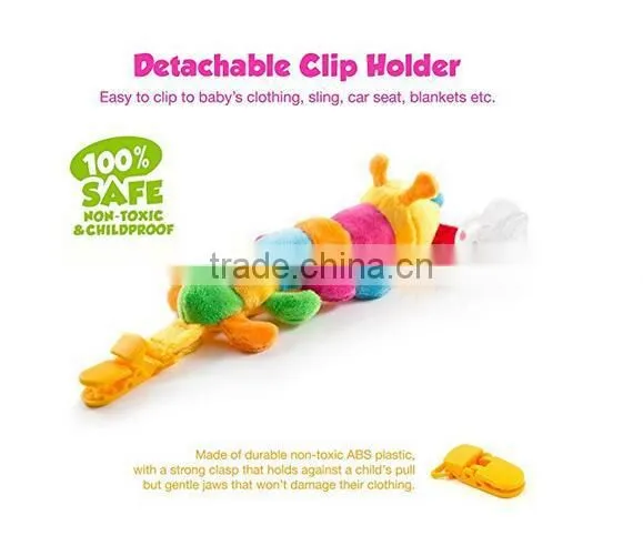 Soft Plush Toy With Detachable Silicone Baby Pacifier photo-5