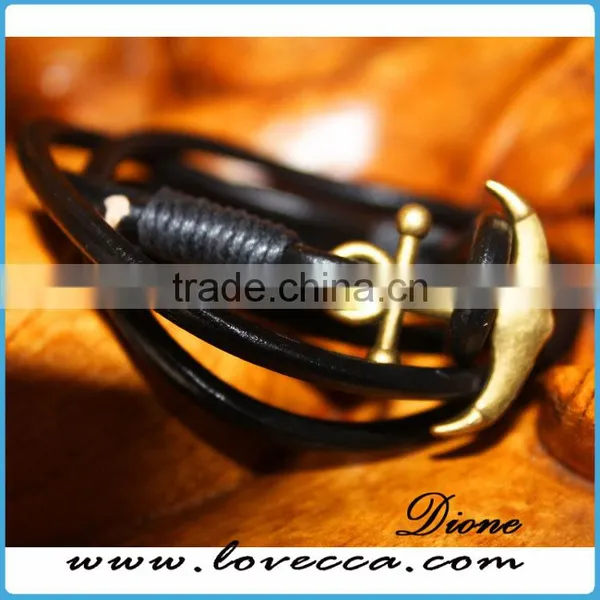 Cheapest Hot Sale 2017 Jewelry Mens Bracelet Anchor Hook Bracelet photo-6